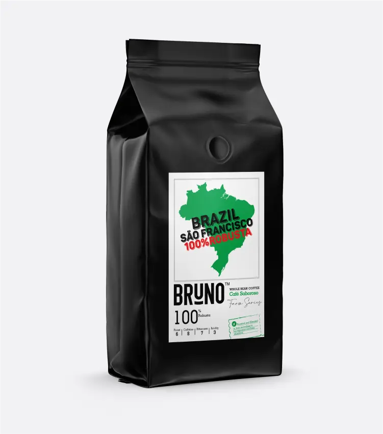 دان قهوه BRUNO مدل Brazil Sao Francisco (1 کیلوگرم)