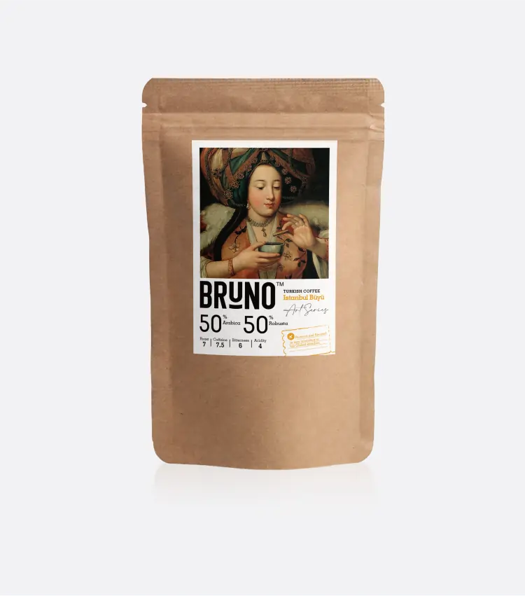 قهوه ترک Bruno مدیوم مدل Istanbul Buyu (250 گرمی)