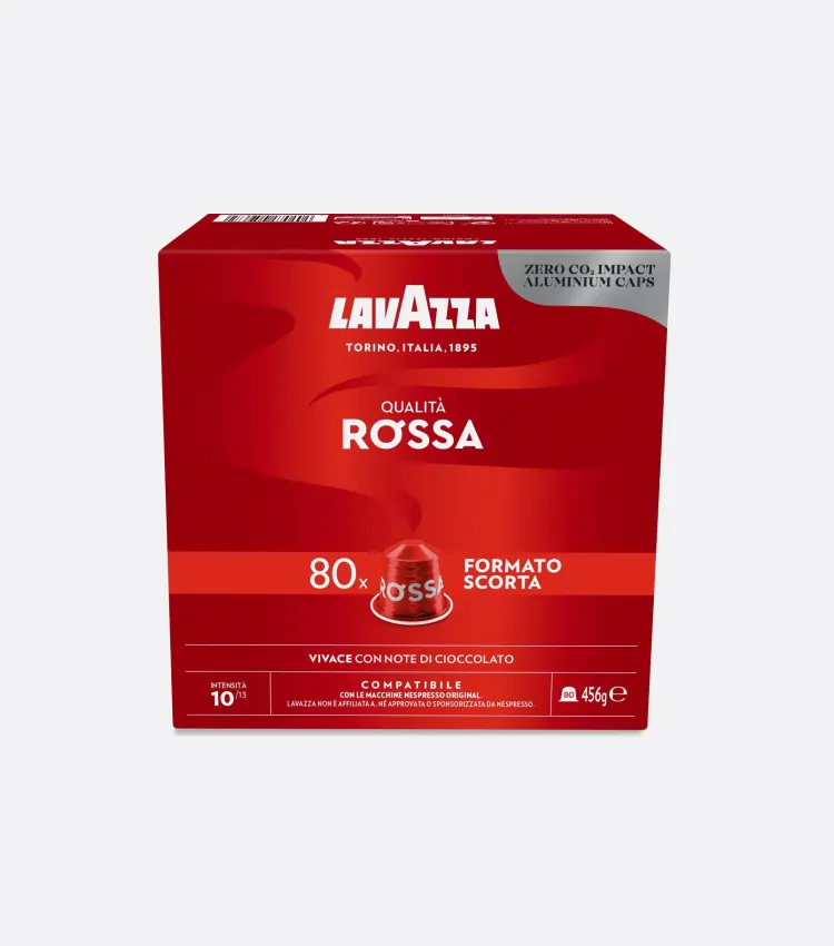 کپسول قهوه نسپرسو لاواتزا مدل Qualita Rossa (80 عددی)