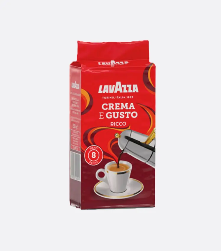 پودر قهوه لاواتزا مدل Crema E Gusto Ricco (250گرم)