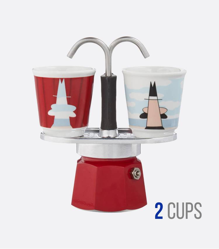 موکاپات بیالتی مدل موکااکسپرس مینی ماگریت Moka Express Mini ظرفیت 2 کاپ