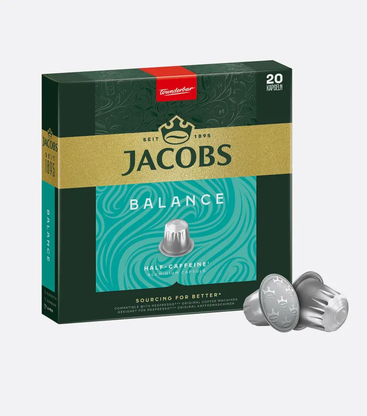 کپسول نسپرسو جاکوبز مدل بالانس balance (20عددی)