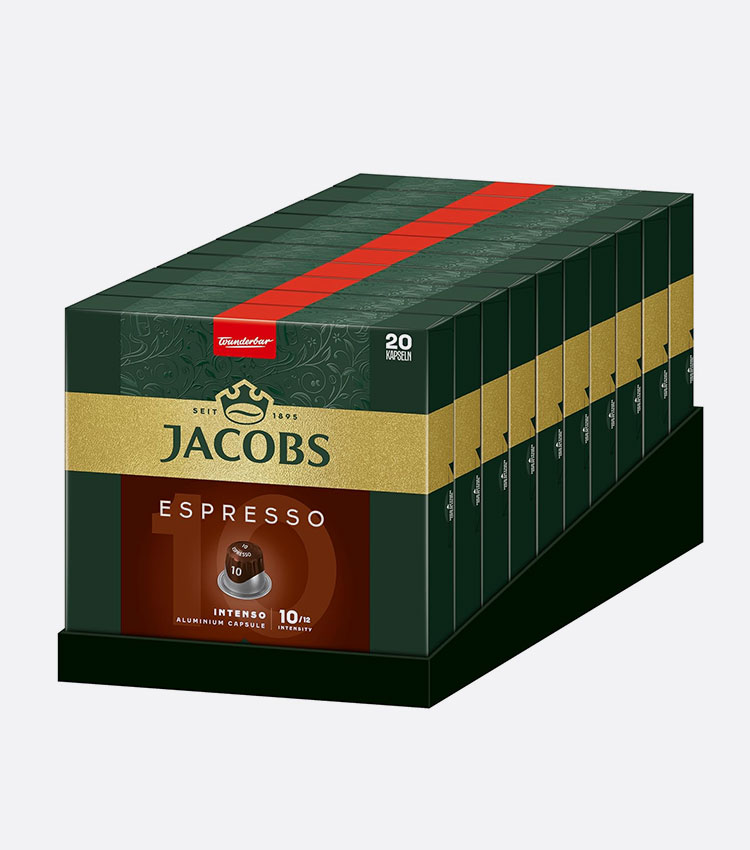 باکس ده عددی کپسول قهوه جاکوبز اسپرسو شماره 10