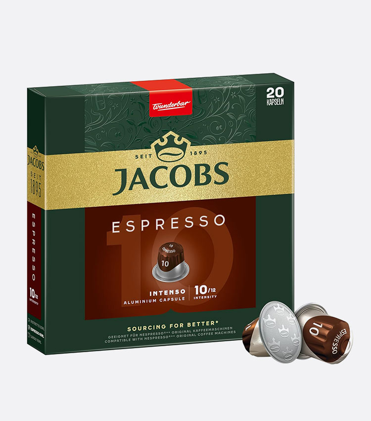 کپسول نسپرسو جاکوبز مدل اسپرسو شماره 10 (Espresso Intenso)
