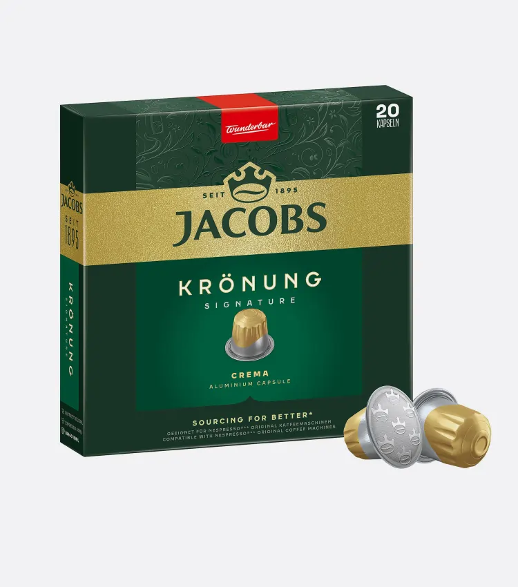 کپسول نسپرسو جاکوبز مدل کرونونگ کرما Krönung Crema (20عددی)