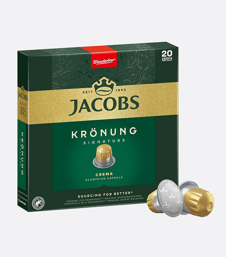 کپسول نسپرسو جاکوبز مدل لانگو شماره 6 (Krönung Crema)