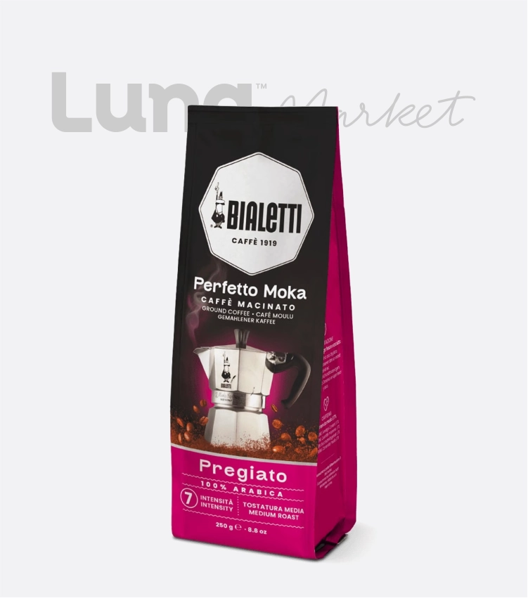 قهوه آسیاب شده بیالتی مدل pregiato (250 گرم)