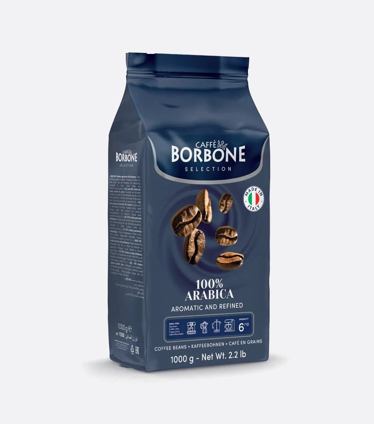 دان قهوه بوربون مدل 100 Arabica (1 کیلوگرم)