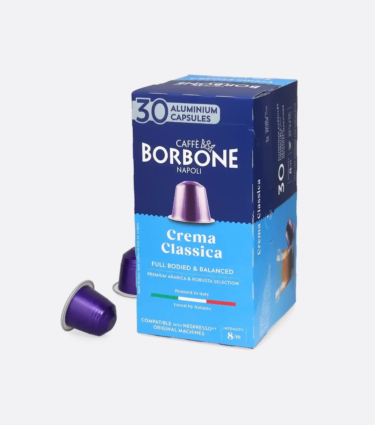 کپسول نسپرسو بوربون مدل Crema Classica (30عددی)