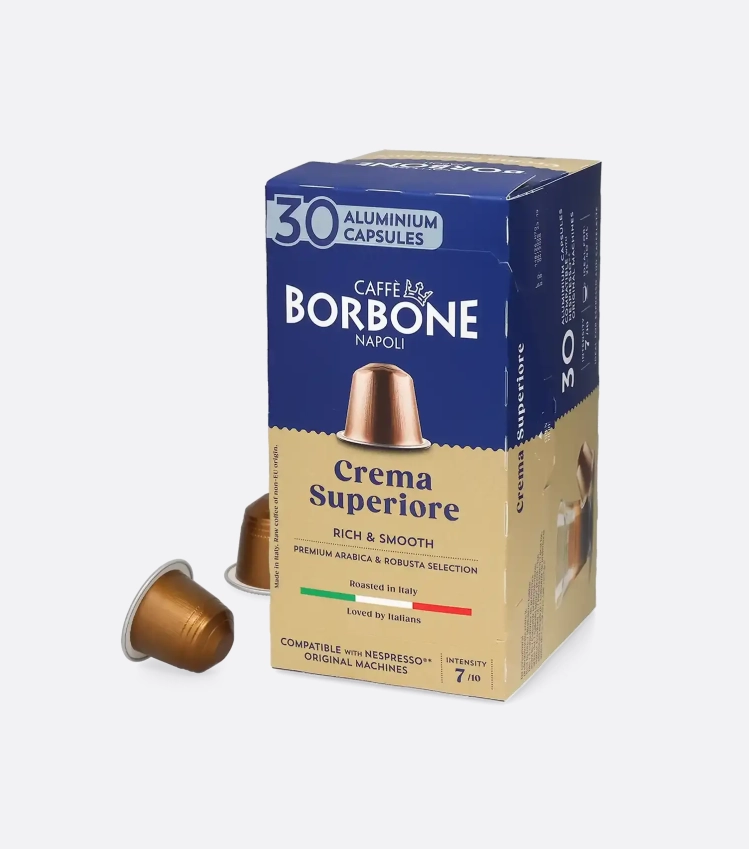 کپسول نسپرسو بوربون مدل Crema Superiore (30عددی)