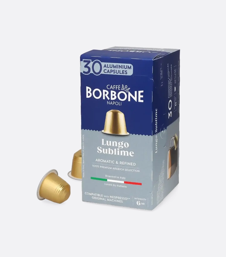 کپسول نسپرسو بوربون مدل Lungo Sublime (30عددی)