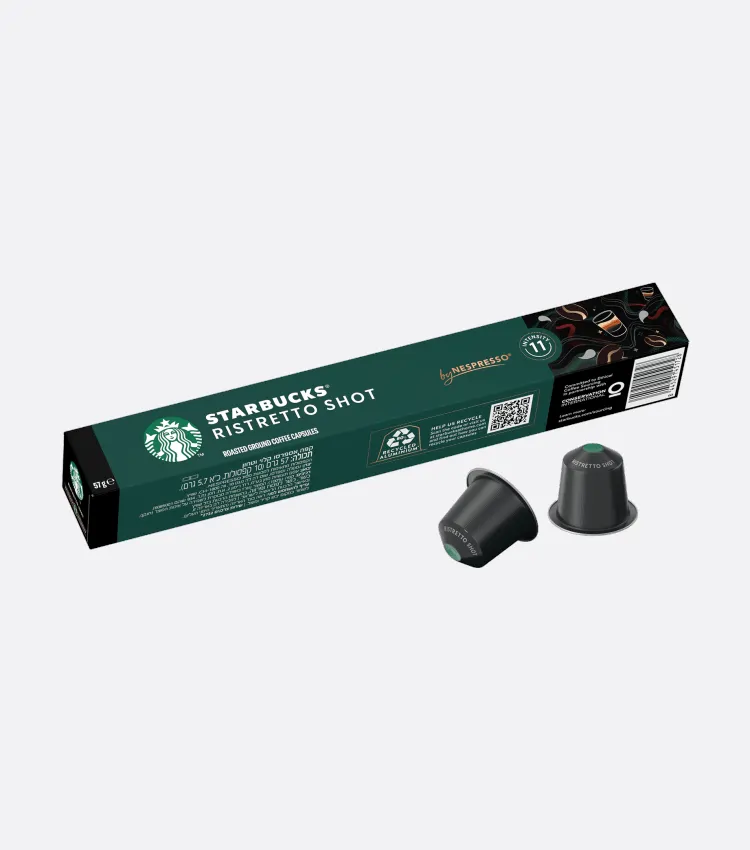 کپسول قهوه استارباکس ریسترتو شات (۱۰عددی) Ristretto Shot