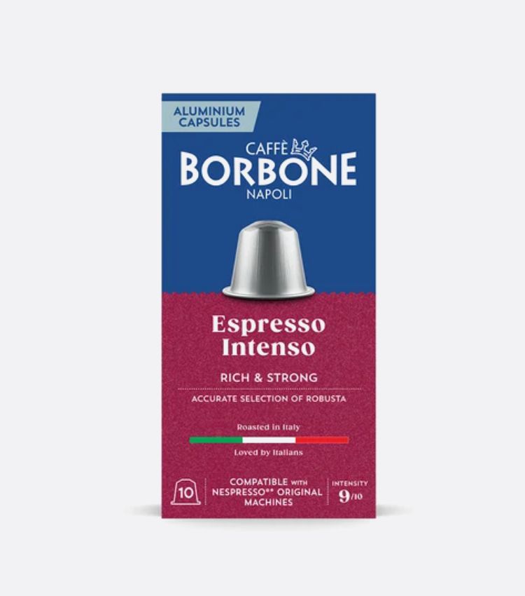 کپسول قهوه نسپرسو بوربون Intenso بسته 10 عددی